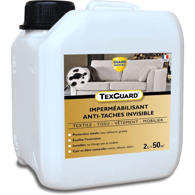 Guard Industrie - Imperméabilisant Anti Taches Tissus TexGuard 2L