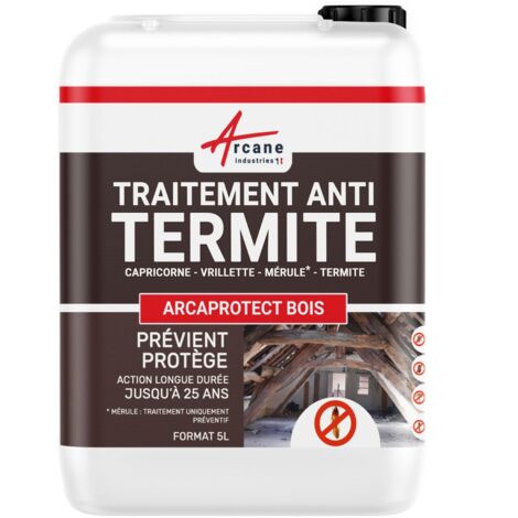 Traitement anti termite charpente et poutre
