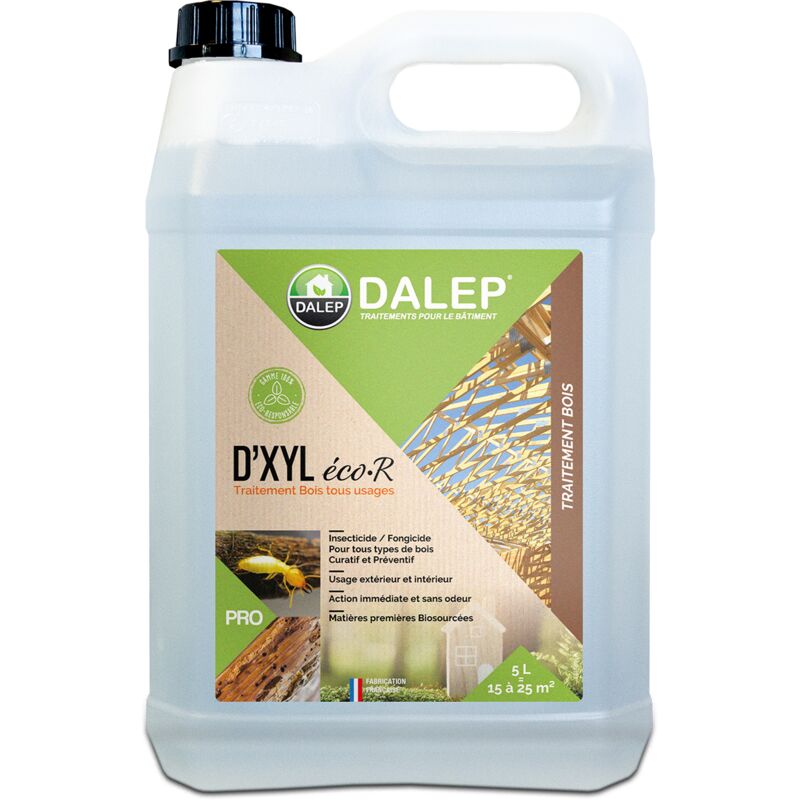 Bidon de 5 L traitement bois tous usages D'XYL ECO-R DALEP - 312 005