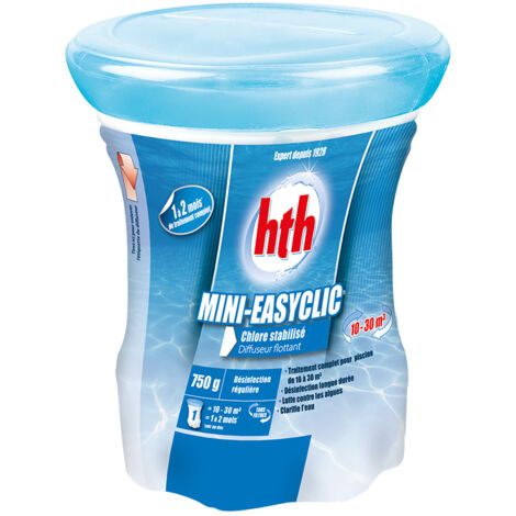 Traitement complet au chlore en diffuseur flottant Mini Easyclic pour 10 à 30 m³ - HTH