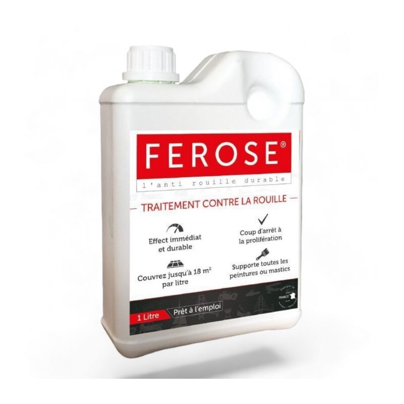 Ferose - Traitement curatif anti rouille convertisseur de rouille bidon 250mL