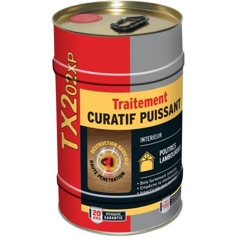 Traitement curatif pour bois très infestés – Spécial charpentes et poutres – Application facile – Résultat durable – Cecil