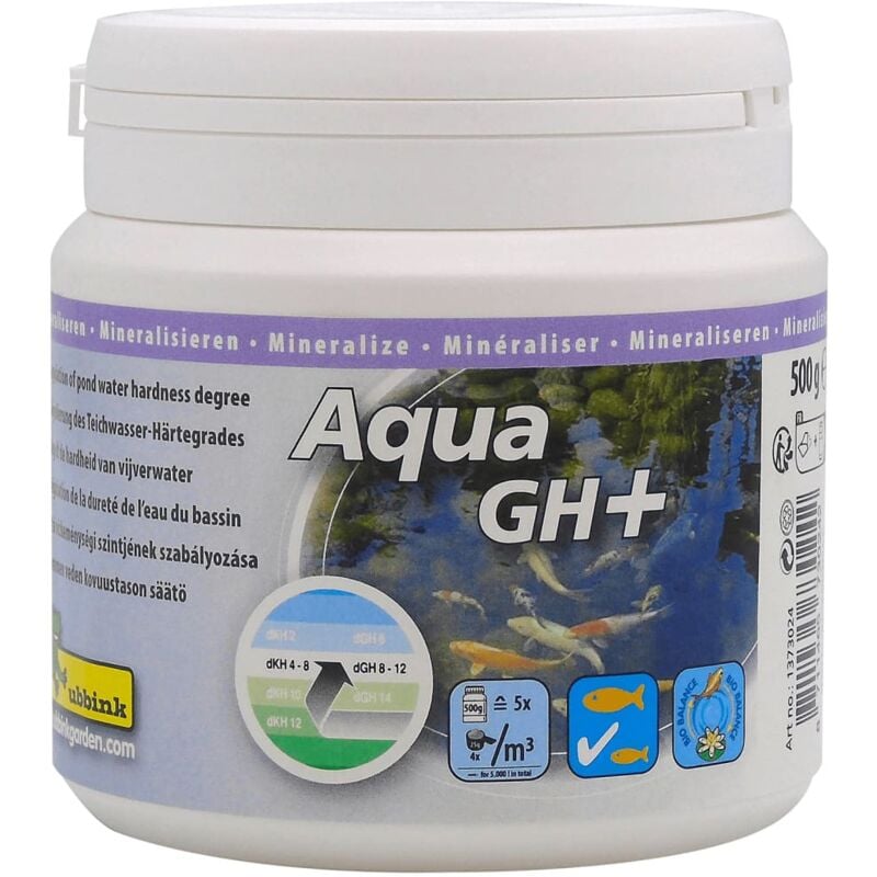 Ubbink - Traitement de l'eau d'étang Aqua gh+ 500 g pour 5000 l