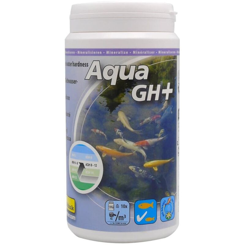 Ubbink - Traitement de l'eau d'étang Aqua gh+ 1000 g pour 10000 l