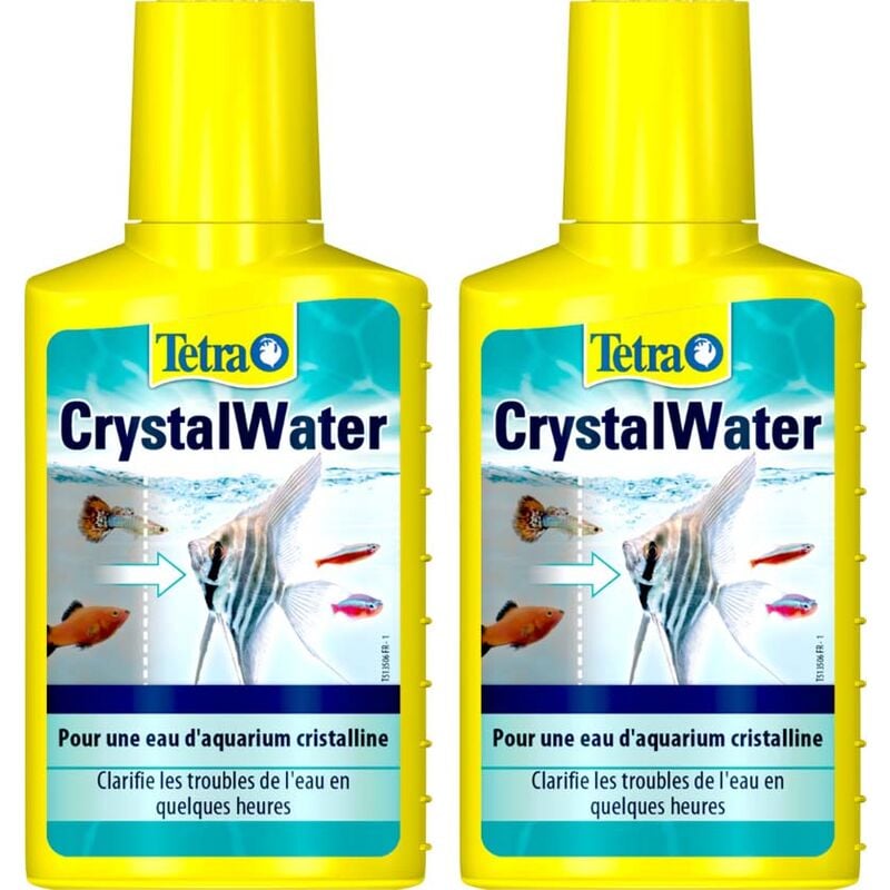 Traitement de l'eau Tetra Crystal water (Lot de 2)