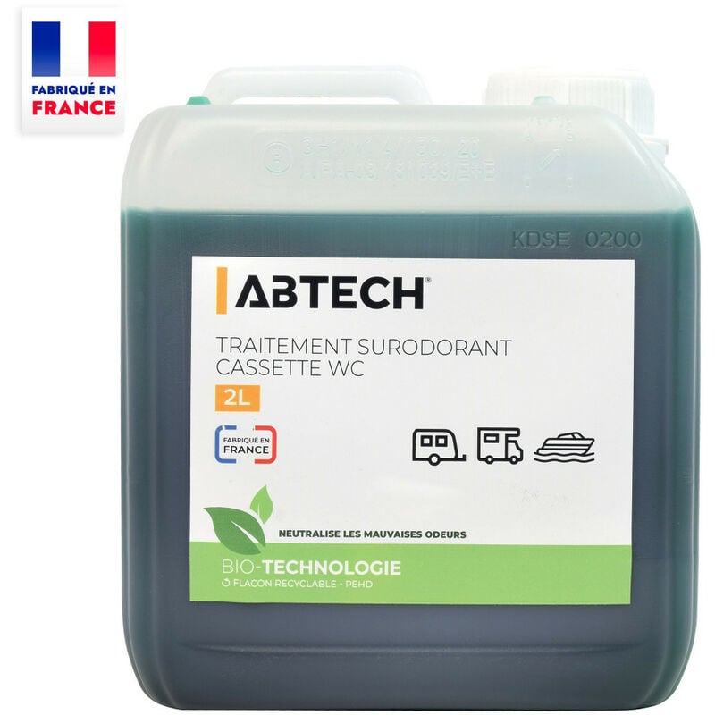 Traitement dégradant surodorant cassette WC