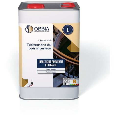 Traitement du bois OBBIA Insecticide préventif et curatif 5L - TEXICSPE5