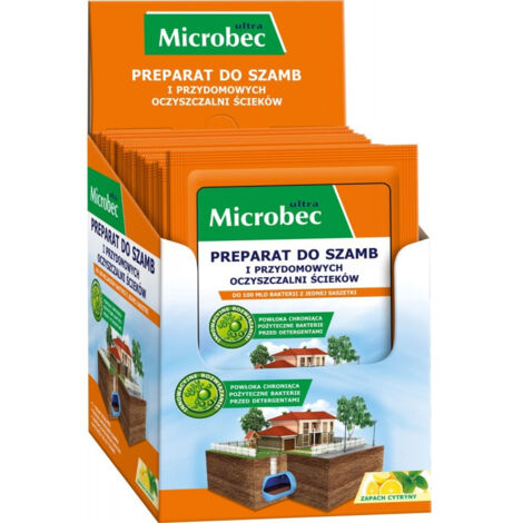 Traitement fosse septique bros microbec ultra 25g biodégradable facile à utiliser