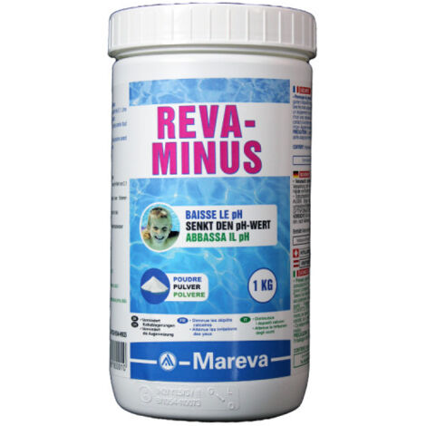 Traitement Mareva réducteur pH REVA-MINUS pH- poudre 1kg