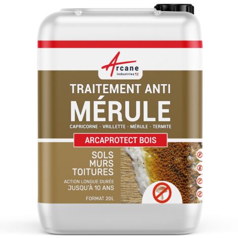 Traitement mérule produit extérieur intérieur