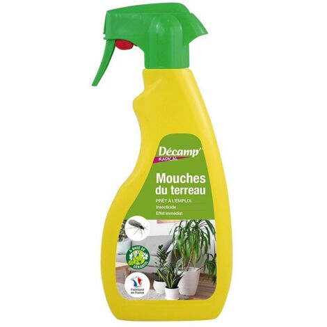 Traitement Mouches du terreau en spray de 500ml - Décamp Radical