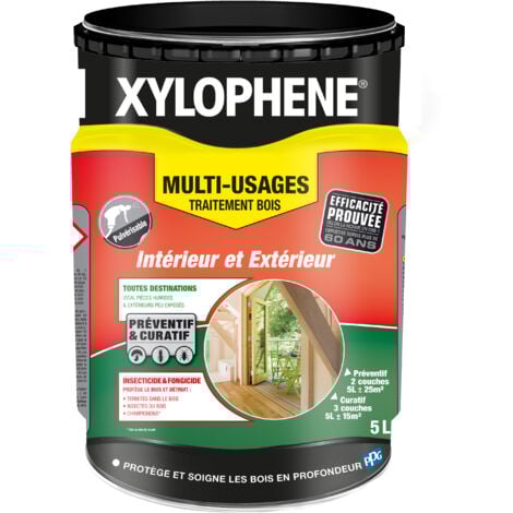 Xylophene Traitement du bois Multi-usages Conditionnement: 5L