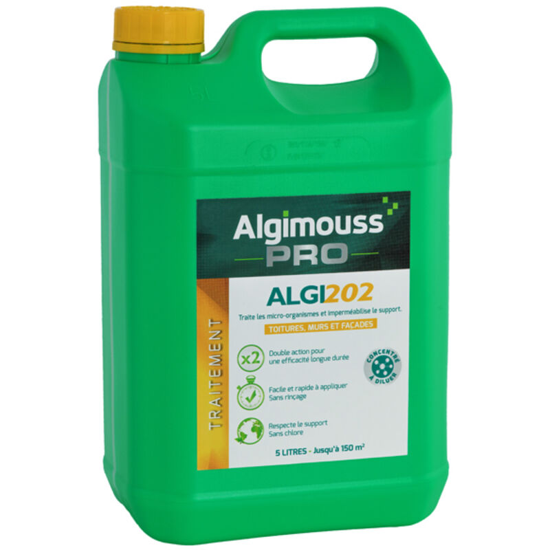 Algimouss - Traitement Mur Et Façade Imperméabilisant Algi 202 5