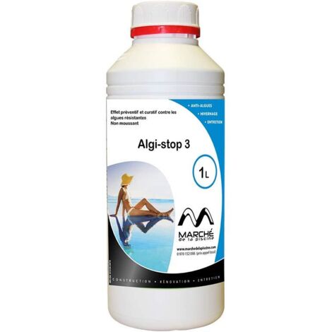 Traitement piscine OCEDIS anti-algues ALGI STOP 3 bidon 1L