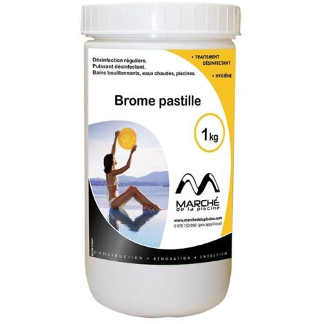 Traitement piscine OCEDIS brome lent pastilles en pot 1kg