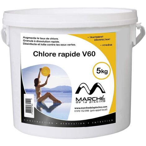 Traitement piscine OCEDIS chlore rapide V60 granulés seau 5kg