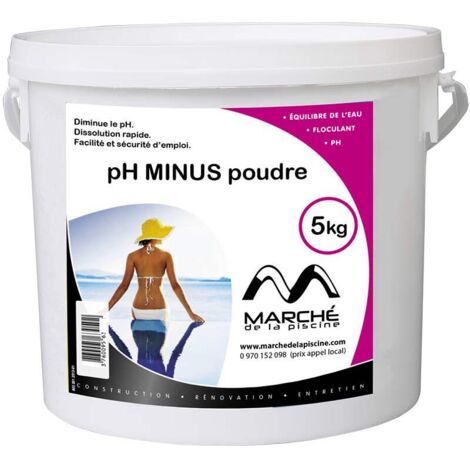 Traitement piscine OCEDIS Correcteur de pH piscine pH minus poudre seau 5kg