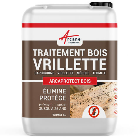 Traitement vrillette : bois parquet meuble