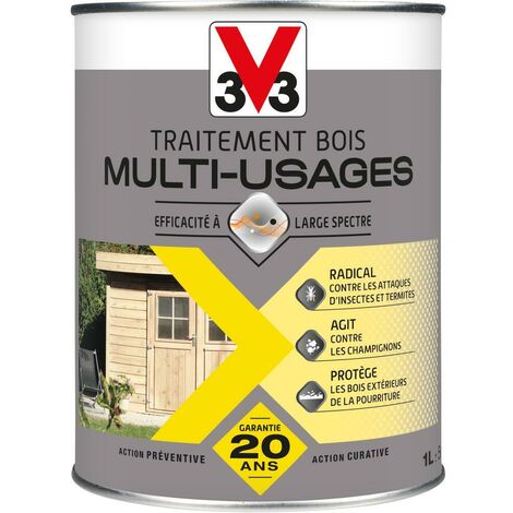 Traitements bois Multi-usages V33 Incolore 1L