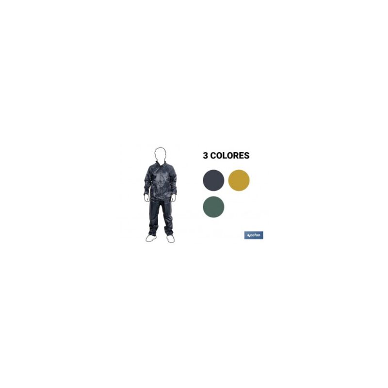 

Traje agua verde poliesterpvc talla xl