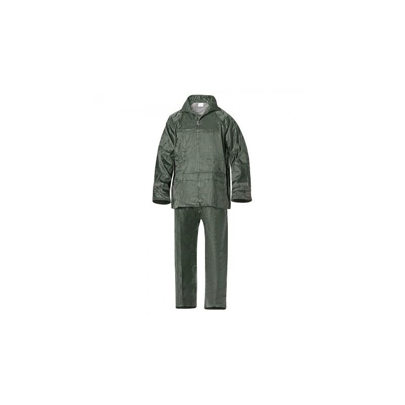 

Traje de agua impermeable verde nylon talla 6-m