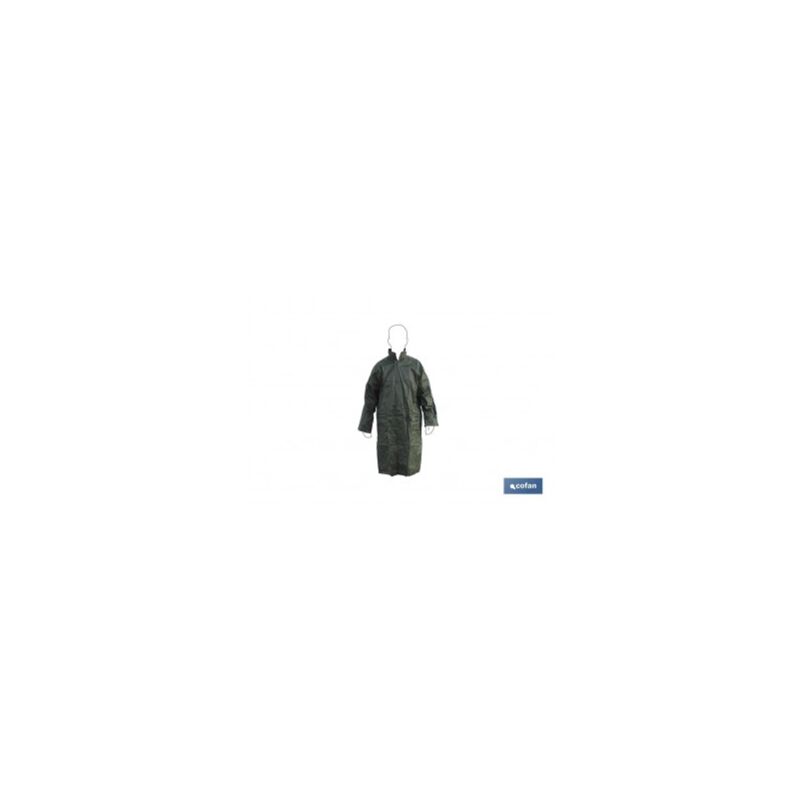 

Abrigo de lluvia verde poliesterpvc talla-m