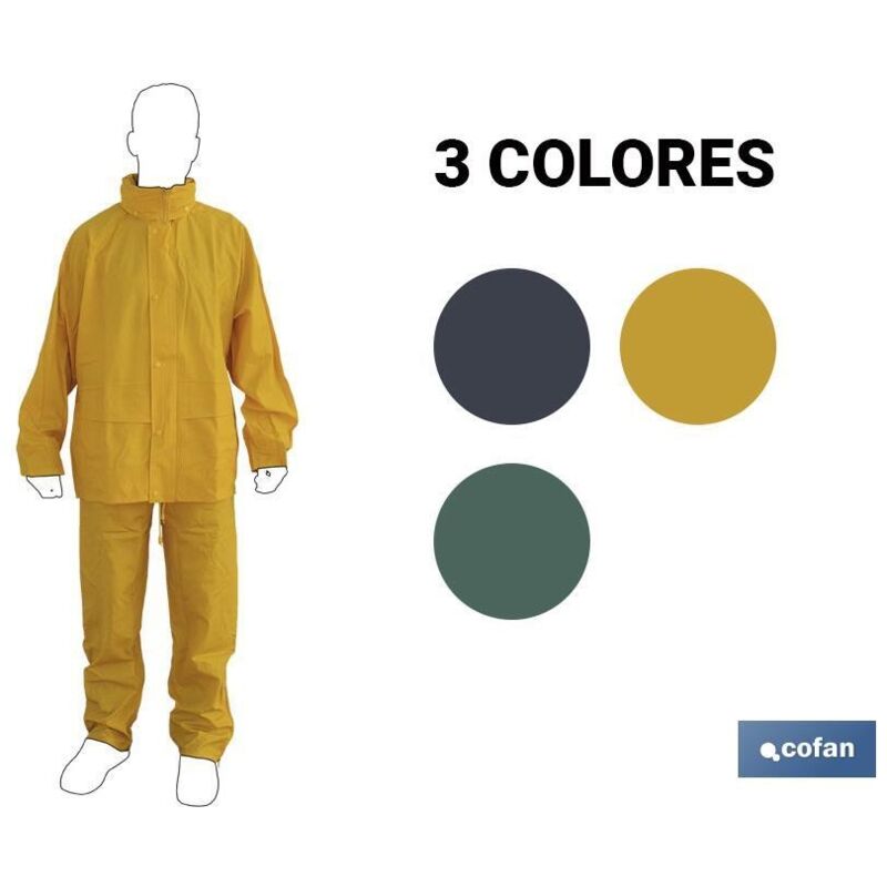 

Traje de agua pupvc amarillo talla l