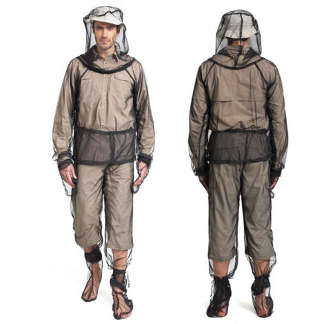 Traje de apicultor S/M, protección contra mosquitos, malla ultraligera, ropa con capucha de cuerpo completo para insectos