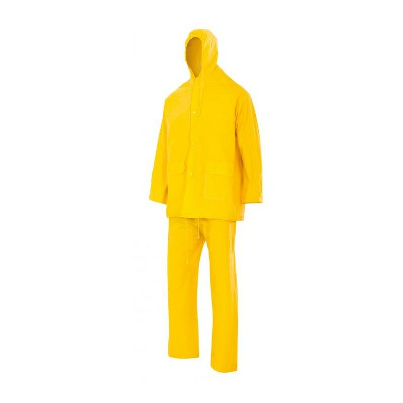 

TRAJE DE LLUVIA DOS PIEZAS CON CAPUCHA Amarillo M