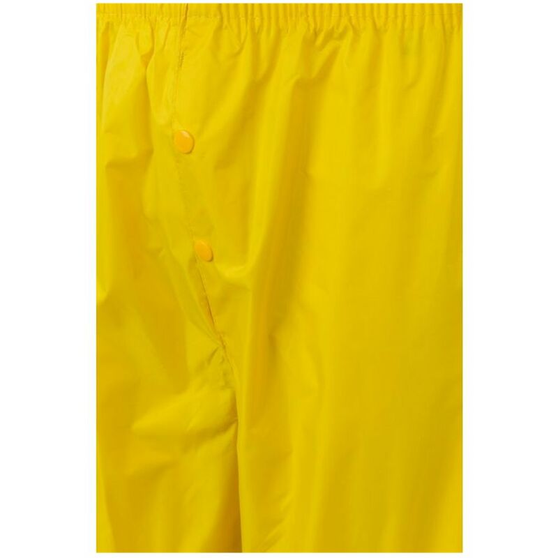 

TRAJE DE LLUVIA DOS PIEZAS CON CAPUCHA OCULTA Amarillo XL