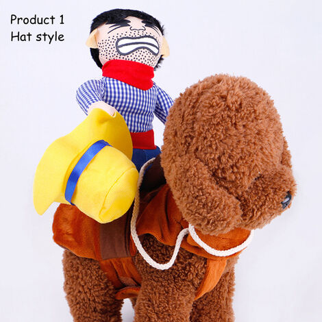 Traje divertido de Halloween para mascotas, ropa de Cosplay para perros, gatos, fantasma, Pirata, mago, astronauta, disfraz de fiesta de navidad,M,Product 1