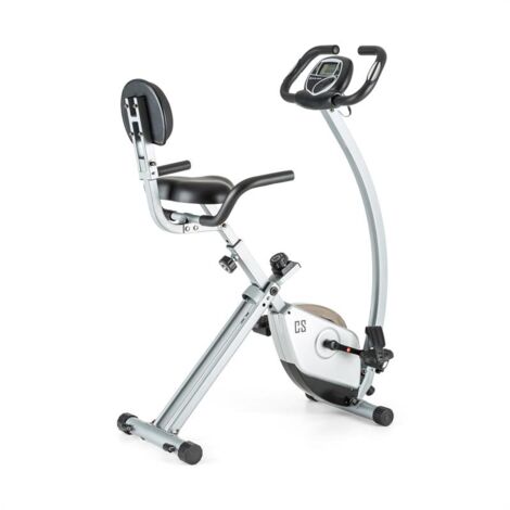Trajector Vélo d'appartement X-Bike dossier & accoudoirs - Argent - Argent