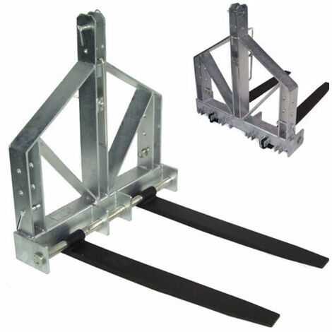 Traktor Palettengabel 900kg Kat 1 Dreipunkt-Heck Gabelzinken Staplergabel 56135