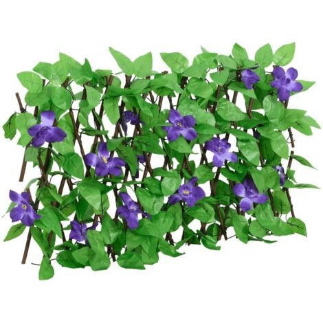 Traliccio Edera Artificiale Espandibile Verde 180x20 cm vidaXL