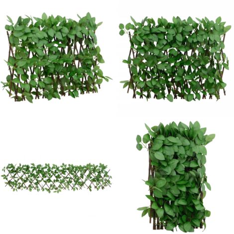 Traliccio Edera Artificiale Espandibile Verde 180x30 cm - Schermatura esterna - Traliccio espandibile