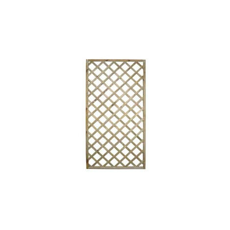 Traliccio In Pino Impregnato  - cm. 90x180h., listello mm10x28, cornice mm.45x45