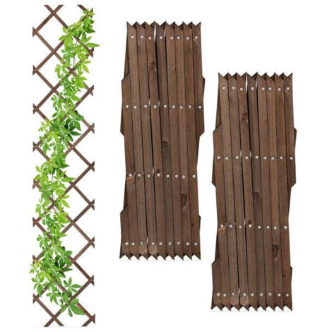 Traliccio retrattile in legno, set da 3