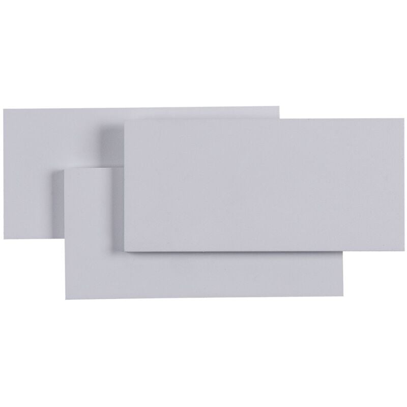 Image of Applique Da Parete Moderno Trame Metallo Bianco Luce Led Integrato 12W - Bianco
