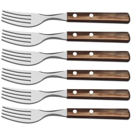 Tramontina 29899/157 Art.No. 29899/157 Set 6 Forchette in Acciaio Inox, Multicolore, 30 x 30 x 30 cm