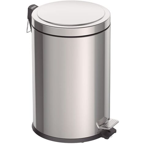 Tramontina Pattumiera con pedale, in acciaio inox, 20 L