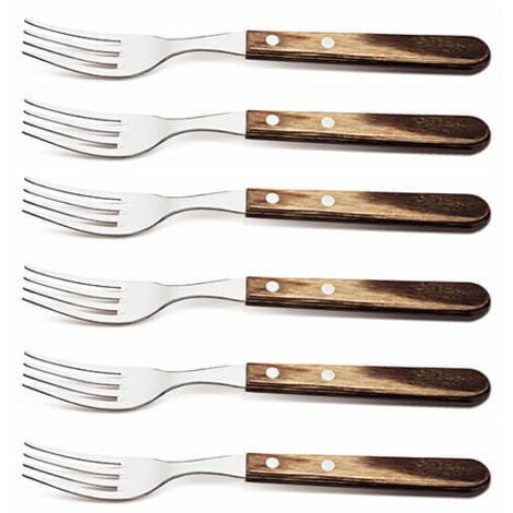 Tramontina Polywood Set of 6 Gaucho Forks