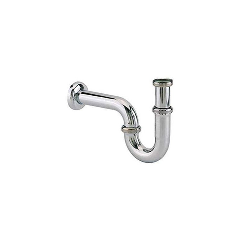 

Trampa de lavabo tubo de latón cromado, 33x42 altura 150 a 200mm