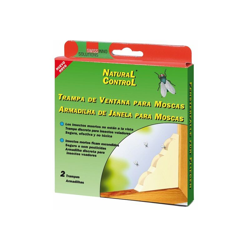 

Trampa moscas de ventana color blanco