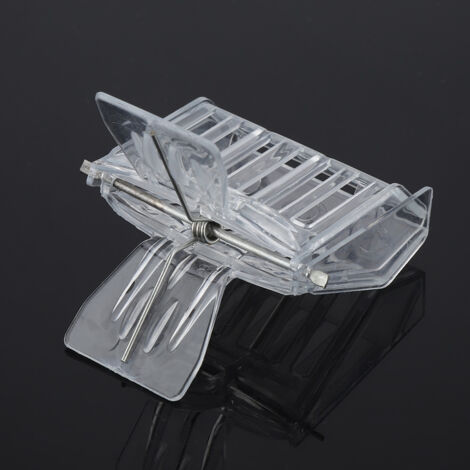 [Trampa para reinas] Juego de 5 clips de plástico para trampas de reinas para apicultura – Material duradero, transparente, 4,6 x 5,2 cm