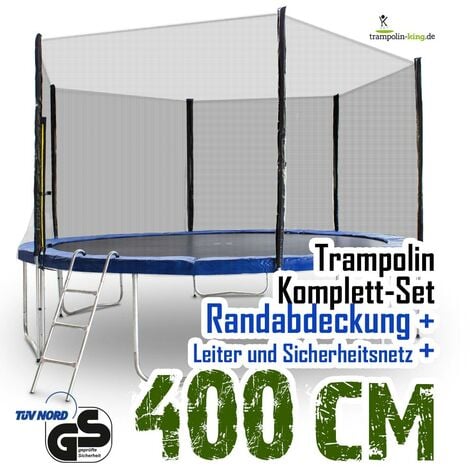 Trampolin 400 Outdoor Gartentrampolin Komplettset 4,00m 400 cm