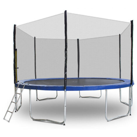 Trampolin 400 Outdoor Gartentrampolin Komplettset 4,00m 400 cm Modell 2019 mit extra verstärkten Rahmen