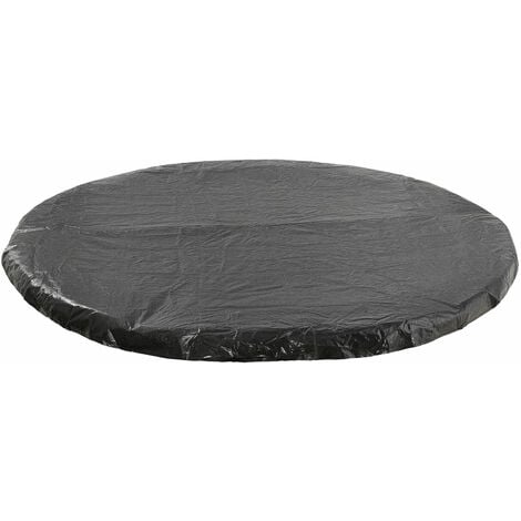 Arebos Trampolin Abdeckplane 490 cm - Abdeckung Regenschutz - schwarz