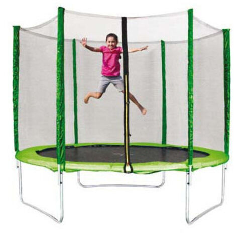 Trampolín de Alfombra Elástica con Red de Protección para Niños Jumpy Ø 244 cm