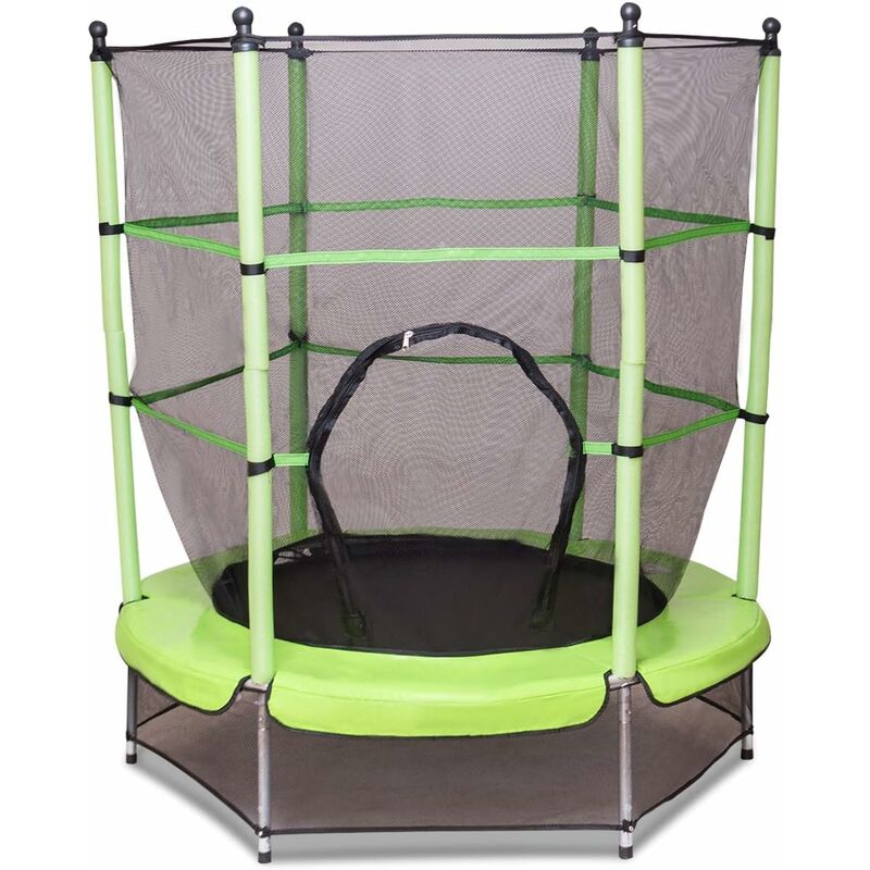 

Trampolín Infantil Cama Elástica de Jardín Parque con Red de Seguridad Ø 140cm