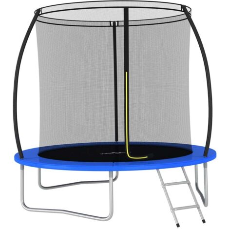Trampolin-Set Rund 244×55 cm 100 kg vidaXL